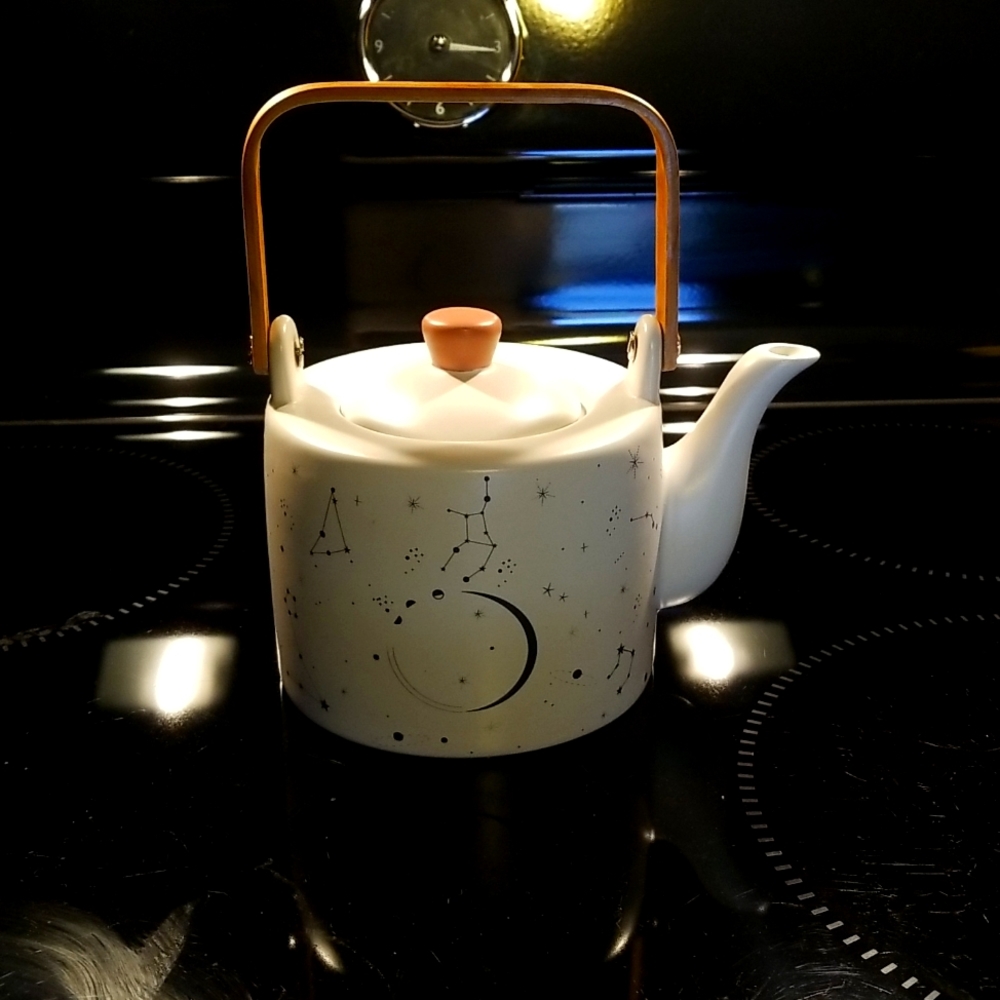 Galaxy, star themed tea kettle